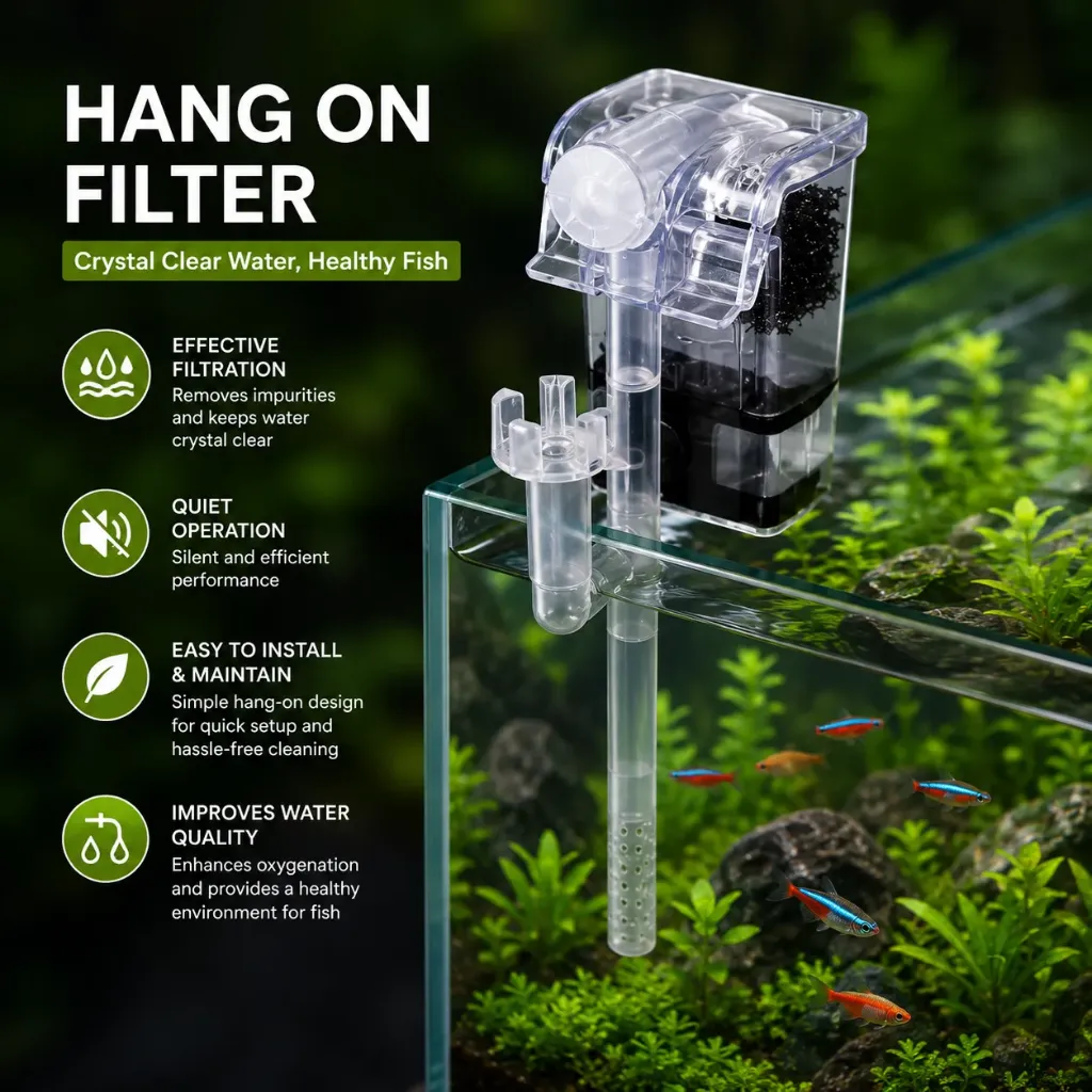 Hang-On-Back Aquarium Filter